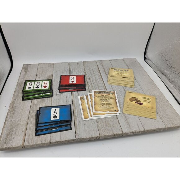 Hold'Em-opoly Poker Ed Game Replacement Cards Call'Em Raise'Em Flop Turn River - Picture 11 of 11